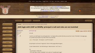 
                            7. JAAS login with LDAP on Wildfly: principal is null and roles are ...