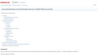 
                            13. JAAS Reference Guide - Oracle Docs
