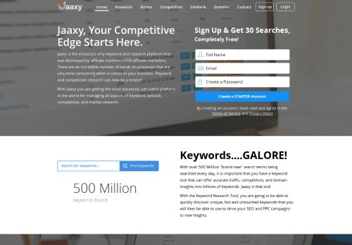 
                            1. Jaaxy | The Worlds Most Advanced Keyword Tool