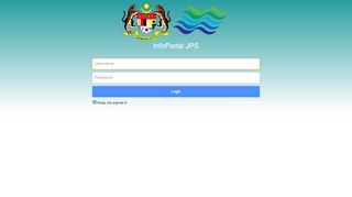 
                            6. Jabatan Pengairan Dan Saliran Malaysia User Login - JPS