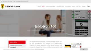 
                            12. Jablotron 100 | i-Alarmsysteme - Schweiz