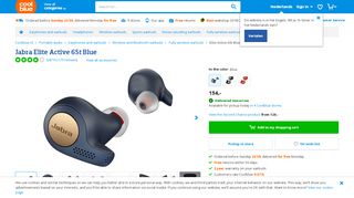 
                            6. Jabra Elite Active 65t Blue - Before 23:59, delivered tomorrow - Coolblue