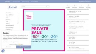 
                            4. Jacadi Private Sale - Exklusiv für Treueprogramm-Abonnenten ...