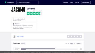 
                            5. Jacamo Reviews | Read Customer Service Reviews of ... - Trustpilot