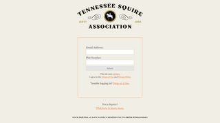
                            4. Jack Daniel's Tennessee Squire Association | Login