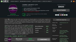 
                            7. Jackpot City Casino ▷ ¡Juega en JackpotCity Online! ▷ $1600