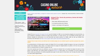 
                            9. Jackpot City | Casino repleto de jackpot, bonos gratis y juegos