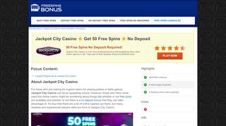 
                            11. Jackpot City Casino Review - Free Spins Bonus NZ - 2019
