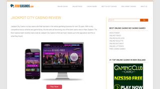 
                            13. Jackpot City Casino Review | Signup and Get NZ ... - Online Casino NZ