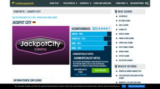 
                            11. Jackpot City - Casino Test und Erfahrungsbericht - Casinospezialist