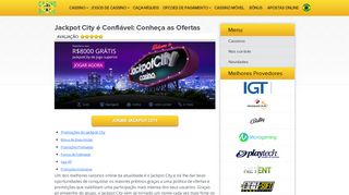 
                            8. Jackpot City é confiável online casino Brasil ofertas de boas bonuses !