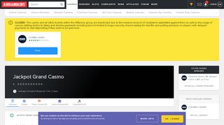 
                            6. Jackpot Grand Casino Reviews - Closed Casino - AskGamblers
