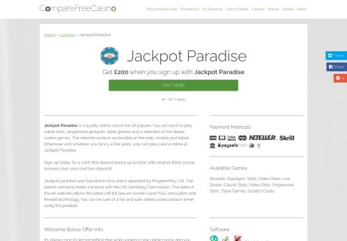 
                            13. Jackpot Paradise - Online Casino UK - Online Slots