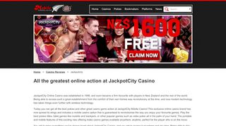 
                            10. JackpotCity | Get Your Welcome Offer & Play Today! | Mobile Casino NZ