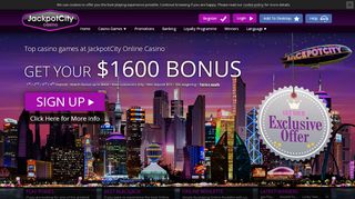 
                            7. JackpotCity Online Casino New Zealand - Get Your NZ$1600 FREE ...