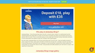 
                            8. Jackpotjoy Bingo - Play now with your 250% Welcome Bonus