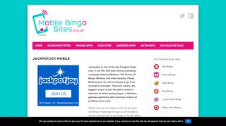 
                            9. Jackpotjoy Mobile App | You Have 30 FREE ... - Mobile Bingo Sites