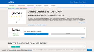 
                            10. Jacobs Gutschein | Alle Aktionen im Überblick | SPARWELT