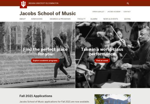 
                            13. Jacobs School of Music - Indiana University Bloomington