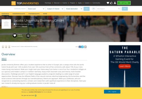 
                            11. Jacobs University Bremen gGmbH | Top Universities
