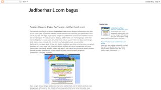 
                            11. Jadiberhasil.com bagus: Sukses Karena Pakai Software Jadiberhasil ...
