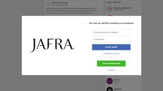 
                            10. JAFRA Cosmetics - Ya puedes consultar en Jafranet a las... | Facebook