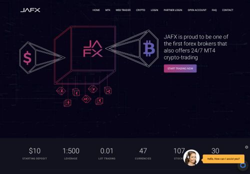 
                            2. JAFX - Trusted Forex Broker Now With 24/7 Crypto Trading