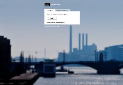 
                            6. Jag vill logga in på First Cards onlinetjänster