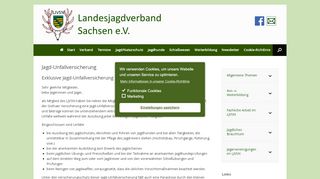 
                            9. Jagd-Unfallversicherung – LJV Sachsen