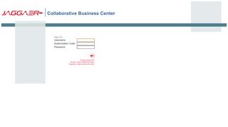 
                            13. JAGGAER Collaborative Business Center | Login
