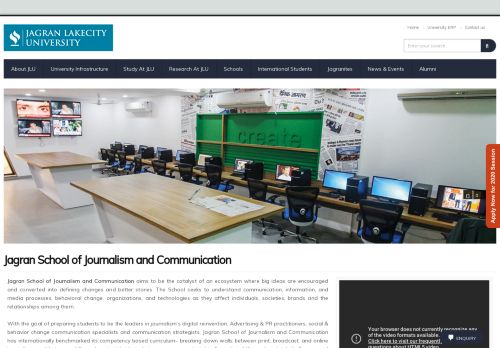 
                            6. Jagran School Of Journalism And Communication | Best Media school ...