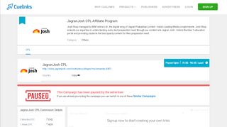 
                            13. JagranJosh CPL Affiliate Program - Cuelinks