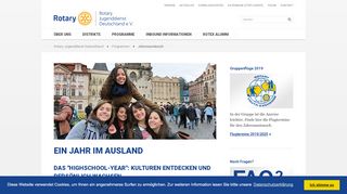 
                            5. Jahresaustausch - Rotary Jugenddienst Deutschland