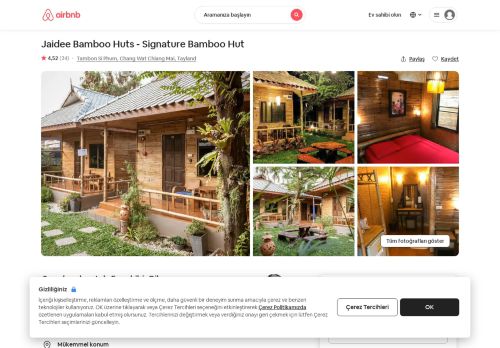 
                            9. Jaidee Bamboo Huts - Signature Bamboo Hut - Tambon Si ... - Airbnb