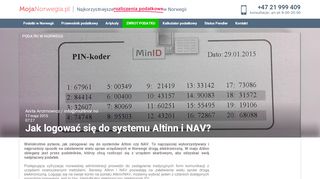 
                            13. Jak logować się do systemu Altinn i NAV? - Moja Norwegia