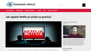 
                            6. Jak oglądać Polski Netflix za granicą? - Prywatność W Sieci