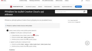 
                            4. Jak se přihlásit k účtu Creative Cloud a jak jej ... - Adobe Help Center