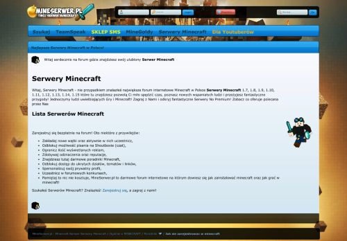 
                            6. Jak sie zarejestrowac w minecraft - MineSerwer.pl