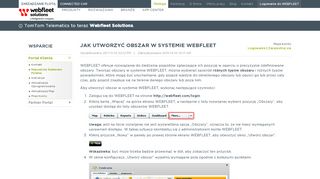 
                            5. Jak utworzyć obszar w systemie WEBFLEET