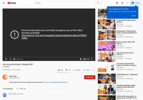 
                            7. Jak zacząć korzystać z Mojego ING? - YouTube