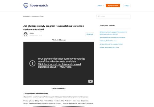 
                            4. Jak zainstalować Hoverwatch na Android – Hoverwatch
