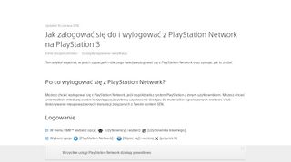 
                            10. Jak zalogować się do i wylogować z PlayStation Network na ...