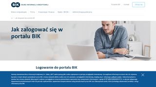 
                            2. Jak zalogować się w portalu BIK - BIK-u