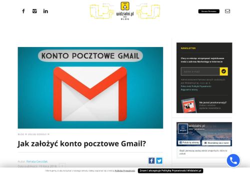 
                            9. Jak założyć konto pocztowe Gmail? | Blog widzialni.pl ...