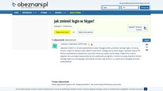 
                            10. Jak zmienić login w Skype? ~ Obeznani.pl