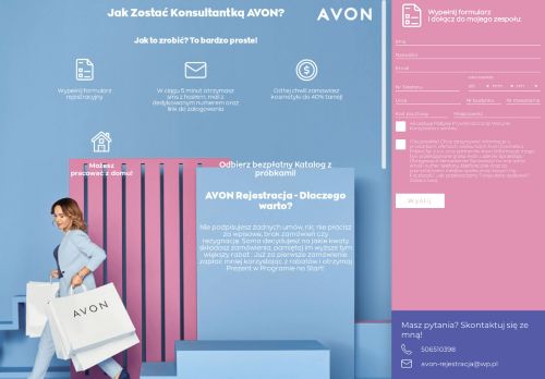 
                            13. Jak Zostać Konsultantką AVON? REJESTRACJA w 3 Minuty