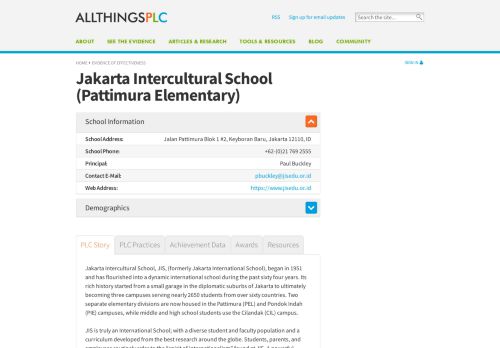 
                            5. Jakarta Intercultural School (Pattimura Elementary) - See the Evidence ...