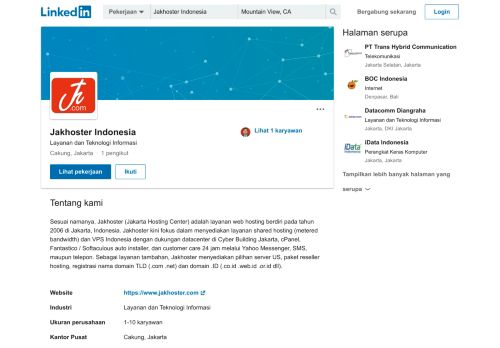 
                            9. Jakhoster Indonesia | LinkedIn