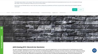 
                            5. JAKO-Katalog 2019 Teamsport - kostenloser download oder per Post