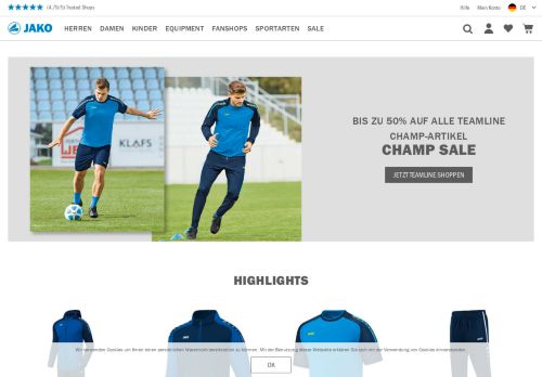 
                            1. JAKO Online Shop für günstige Sportbekleidung | Günstige ...